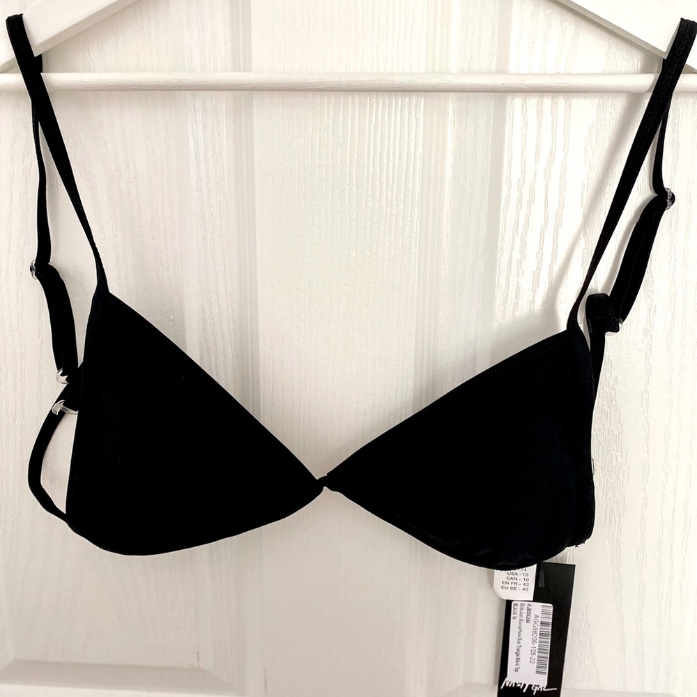 NEW Nasty Gal Girls Just Wanna Have Sun Triangle Bikini Top